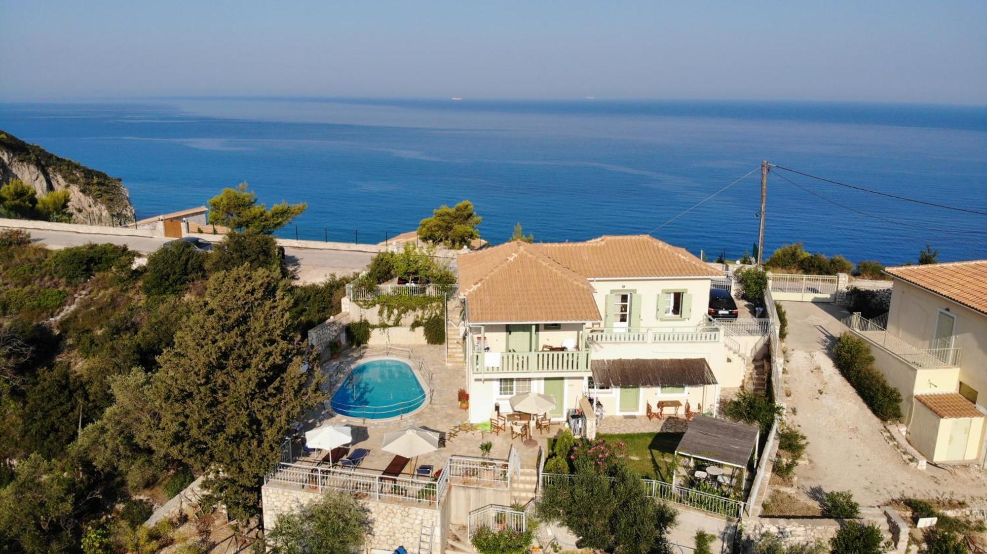 Vila Deep Blue-Apartment Selana Sea View Áyios Nikítas Exteriör bild