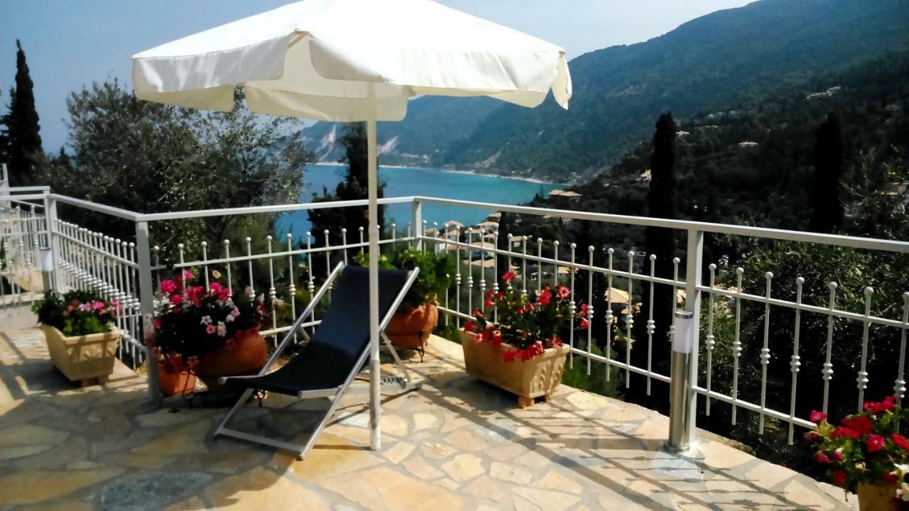 Vila Deep Blue-Apartment Selana Sea View Áyios Nikítas Exteriör bild
